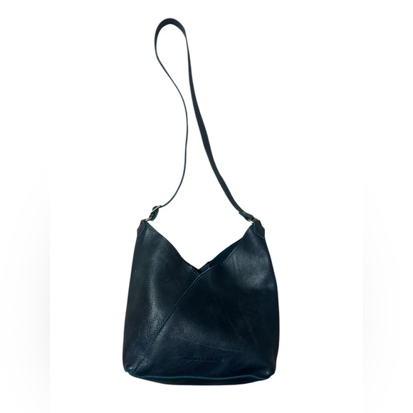 Portland Leather Small Naomi Shoulder Bag Elegant Deep Teal Color Boreal - Picture 3 of 11